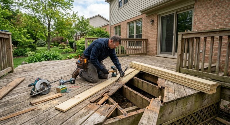 Deck Floor Repair in Redmond, WA